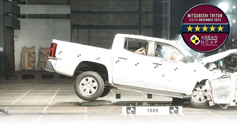 Mitsubishi Triton 2024 Raih Bintang 5 ASEAN NCAP