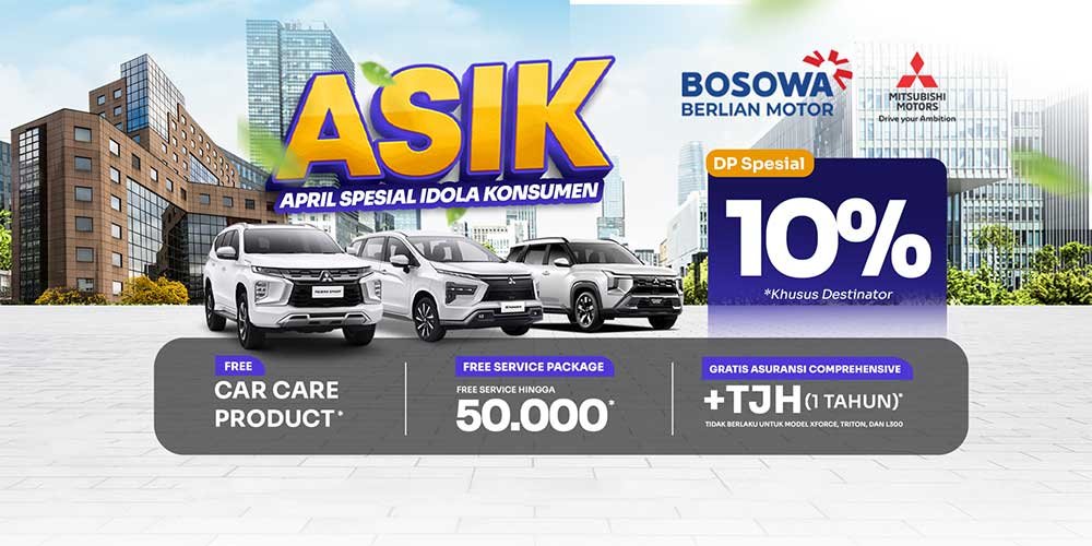 Promo Mitsubishi April 2026: Diskon Besar & DP Ringan